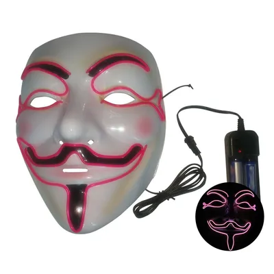 Маска Анонимуса черная МКИ021 - купить в интернет-магазине RockBunker.ru