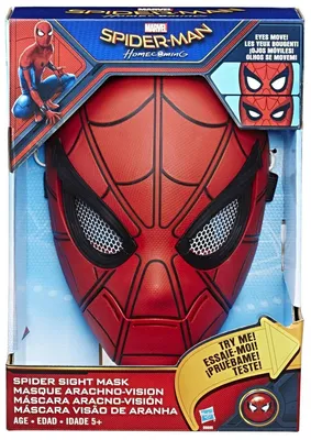 Головной убор на Хэллоуин Детская маска Человека-паука - купить по  доступным ценам в интернет-магазине OZON (1187153882)