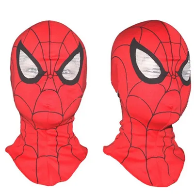 Головной убор на Хэллоуин Детская маска Человека-паука,9,белый - купить по  доступным ценам в интернет-магазине OZON (1295008160)