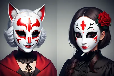 Купить 5/1 шт. маски кошка маскарад маска Diy белая пустая косплей лицо  Хэллоуин вечерние окрашиваемые животные украсить маше | Joom