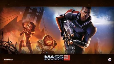 Картинка Mass Effect 2 Воители miranda lawson grunt 1920x1080