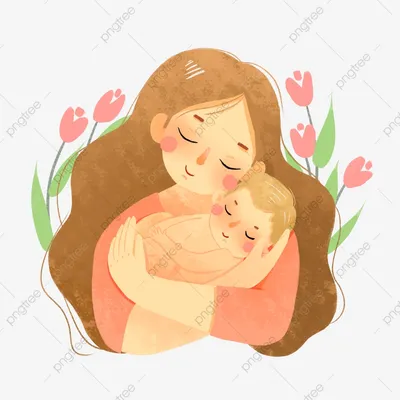Детский рисунок мать и дитя (44 фото)