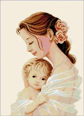 Картина маслом \"Моё счастье\", мать и дитя, мама с ребенком в  интернет-магазине Ярмарка Мастеров по цене 8000 ₽ – M3NEWBY | Картины,  Королев - доставка по России