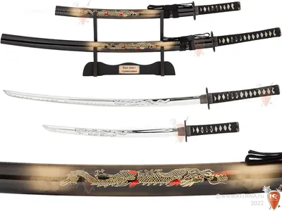 Набор самурайских мечей - Мрамор - 2 штуки – купить в интернет-магазине в  Москве, цена 6 570 руб. - Рос-Арт