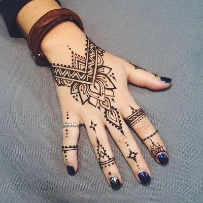 мужские мехенди на руке: 48 тис. зображень знайдено в Яндекс.Зображеннях |  Desain henna sederhana, Desain henna, Wanita bertato