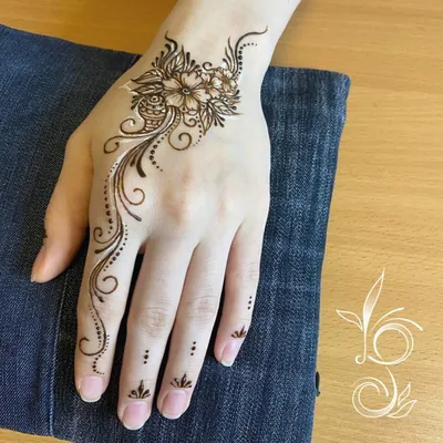 Мехенди. Mehendi. Henna | Тату хной на запястье, Временные татуировки,  Эскизы татуировок хной