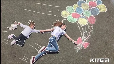 Раздавленый планктон рисунок мелками на асфальте | Sidewalk chalk art, Fun  chalk art, Chalk art festival