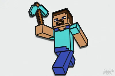 Minecraft Steve (Free Template For a 3D Pen)