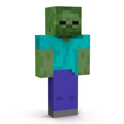 Minecraft Zombie C4d