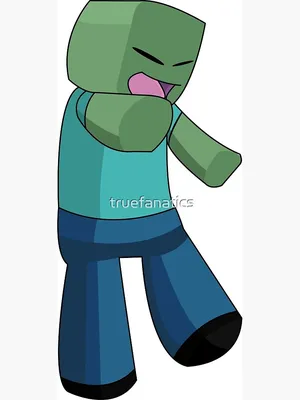 Minecraft Zombie\" Poster for Sale by truefanatics | Redbubble