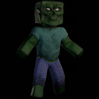 Minecraft OC: Zombie by ThatCrazyCartoonist on DeviantArt