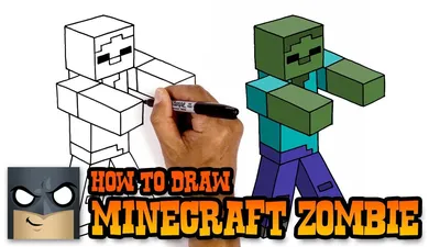How to Draw Zombie | Minecraft (Art Tutorial) - YouTube