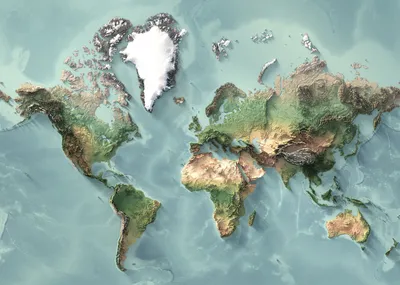 Астрофизики создали самую правильную карту мира. Чем она отличается от  наших плоских и неправильных? | Популярная наука | Дзен