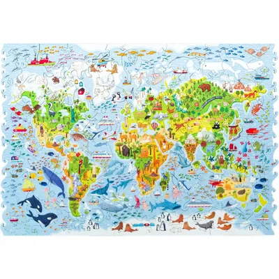 Карта мира Brauberg физическая 101х66 см 1:29М с ламинацией интерактивная в  тубусе купить по цене 778 ₽ в интернет-магазине Детский мир