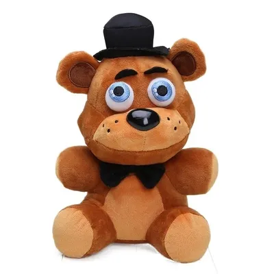 Мягкая игрушка Мишка Фредди \"Five Nights FNAF Freddy\"/ \"Пять ночей с Фредди\"  - купить с доставкой по выгодным ценам в интернет-магазине OZON (1309175797)