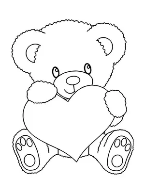 Раскраски Мишки Тедди | Раскраски, Цветные карандаши, Бумажные куклы