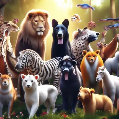 Всемирный день животных ,много …» — создано в Шедевруме