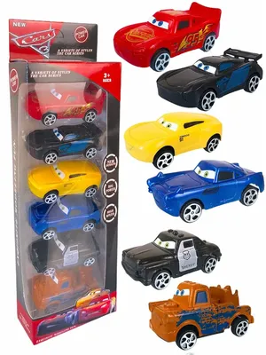 Набор машинок игрушки для мальчиков Молния Маквин Тачки 7 шт - купить с  доставкой по выгодным ценам в интернет-магазине OZON (1091627939)
