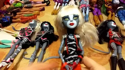 MONSTER HIGH Куклы Пурсефона и Мяулодия Базовые Школа Монстров Монстер Хай  / Purrsephone and Meowlody - «Веркошки. 8 тыс - за что? Мои эксперименты -  Мяулодия со стертой мордочкой и стриженой челкой.