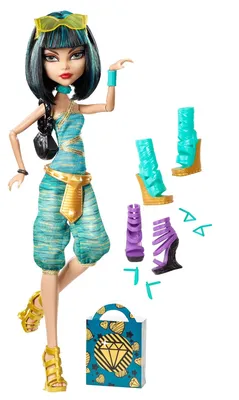 Монстер Хай Клео Де Нил Коллекция кукол с обувью (Monster High Cleo De Nile  Footwear Doll Collection)