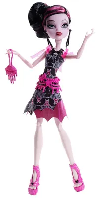 Купить кукла Monster High Дракулаура - Страх! Камера! Мотор! BDF23, цены на  Мегамаркет