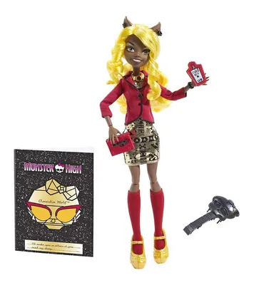 Купить коллекционная кукла Monster High страх, Камера, Мотор! Хантливуд  Клавдия Вульф, цены на Мегамаркет