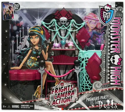 Набор Monster High Вечеринка Страх Камера Мотор Premiere Parh Frights  Camera Action (id 51629315), купить в Казахстане, цена на Satu.kz