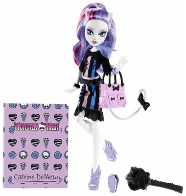 Характеристики модели Кукла Monster High Новый скарместр Катрин Де Мяу, 27  см, BJD88 — Куклы и пупсы — Яндекс Маркет