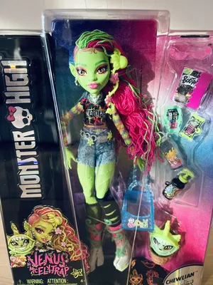 2024 Monster High G3 Venus McFlytrap Fashion Doll with Pet Chewlian | eBay