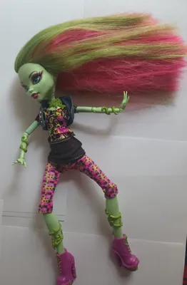 Monster High: Venus McFlytrap! Venus McFlytrap is the daughter of a plant  monster. Always loud and … | Monster high art, Monster high characters,  Monster high dolls