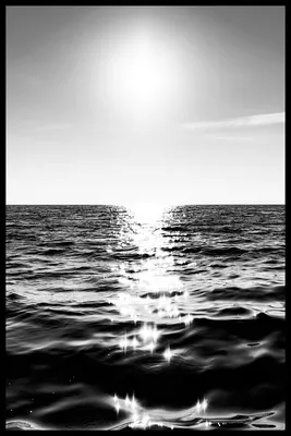 Черно-белое море стоковое изображение. изображение насчитывающей черный -  130589671