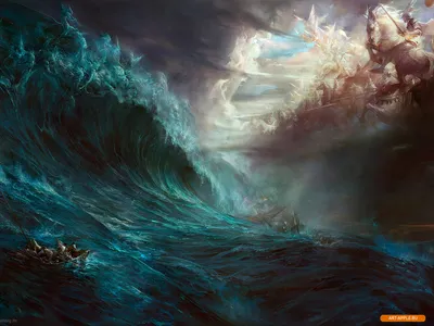 Море. шторм.» — создано в Шедевруме