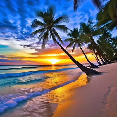 Песок,море,пальмы сап голубого …» — создано в Шедевруме