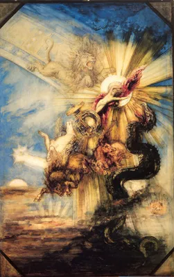 Гюстав Моро - Падение Фаэтона, 1878, 65×99 см: Описание произведения |  Артхив