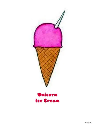 Рисунки мороженого для срисовки (100 фото)