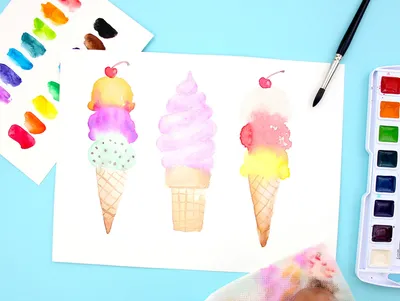 Мороженое. Векторный рисунок линейный мороженого. Мороженое в рожке.  Freehand иллюстрация в стиле «doodle» Иллюстрация штока - иллюстрации  насчитывающей десерт, конус: 173558577