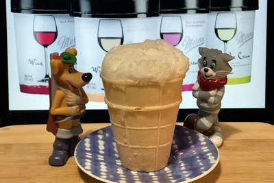 Мультяшный рисунок мороженого со словами «мороженое» внизу. | Премиум  векторы