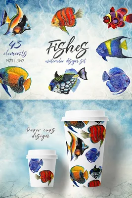 Раскраски Морские рыбы распечатать бесплатно в формате А4 (16 картинок) |  RaskraskA4.ru