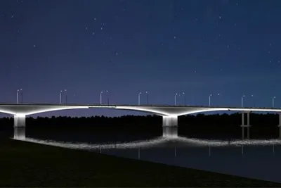 Появилось видео момента обрушения моста в Луге Ленинградской области -  Газета.Ru | Новости