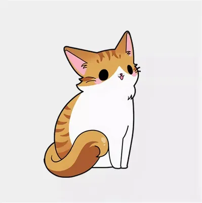 Картина по номерами Strateg ПРЕМИУМ Мультяшный котик размером 40х50 см  (DY190)