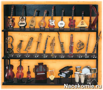 Коллекционные Музыкальные Инструменты - Все подробности - коллекции  Deagostini
