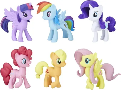 Amazon.com: My Little Pony Toys Meet The Mane 6 Ponies Collection (Amazon  Exclusive) Doll Playset