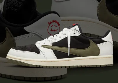 Travis Scott x Air Jordan 1 Low OG \"Olive\" DZ4137-106 | Sneaker News