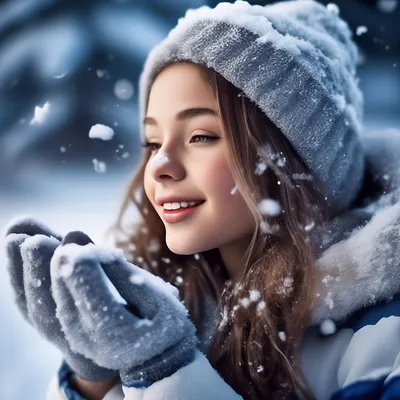 Картинки на тему #девушка_зима - в Шедевруме
