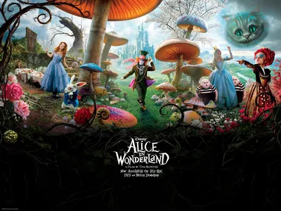 Алиса в стране чудес обои №24 1600x1200