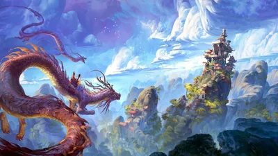 Обои fantasy, chinese, chinese dragon, dragon на рабочий стол