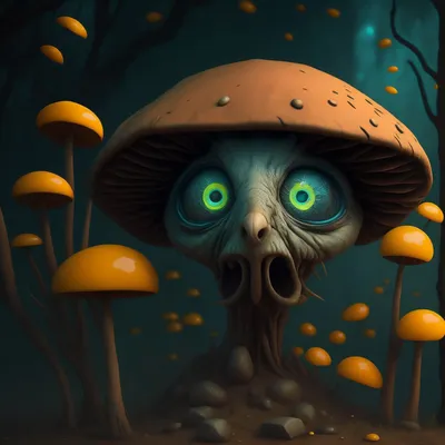 У нас в Рязани грибы с глазами | Пикабу