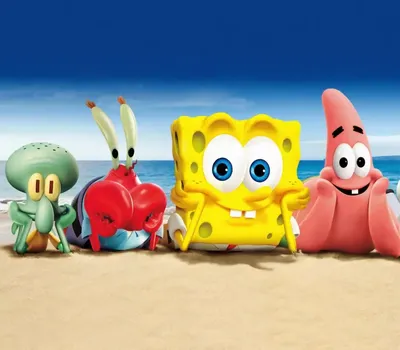 Картинки губка, швабра, губка боб, ведро, Spongebob, спанч боб - обои  1600x900, картинка №10526