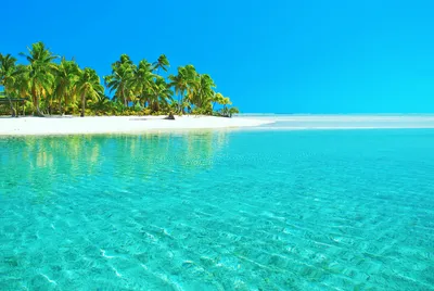 Обои море, пляж, остров, тропики, sea для рабочего стола #61138