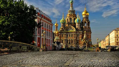 Фотография Санкт-Петербург Россия Перекресток каналов у 1920x1080